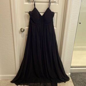 Bridesmaid Black Dress